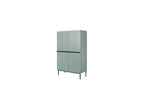 Kasha - Buffet Haut 2 Portes - Pieds Noir
