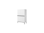 Kasha - Buffet Haut 2 Portes - Pieds Noir