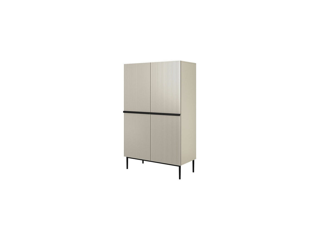 Kasha - Buffet Haut 2 Portes - Pieds Noir