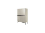 Kasha - Buffet Haut 2 Portes - Pieds Noir