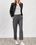 Maison Standards - Pantalon Ceinture Elastique - Gris Chiné - Femme - Maison Standards