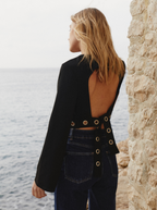 Top Edgy Black