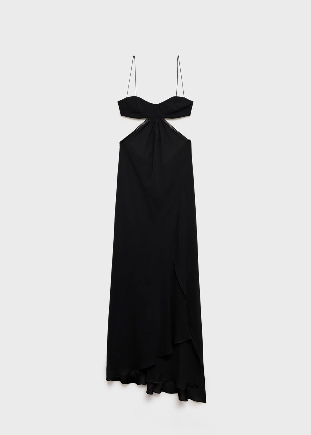 Robe À Découpes Bas Asymétrique