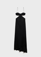Robe À Découpes Bas Asymétrique