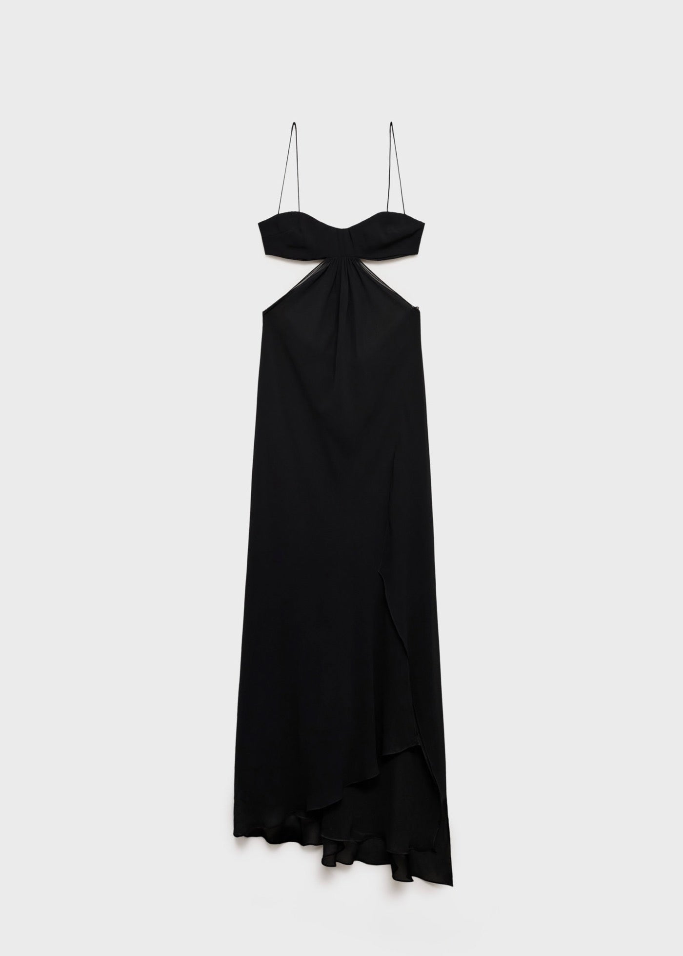 Robe À Découpes Bas Asymétrique