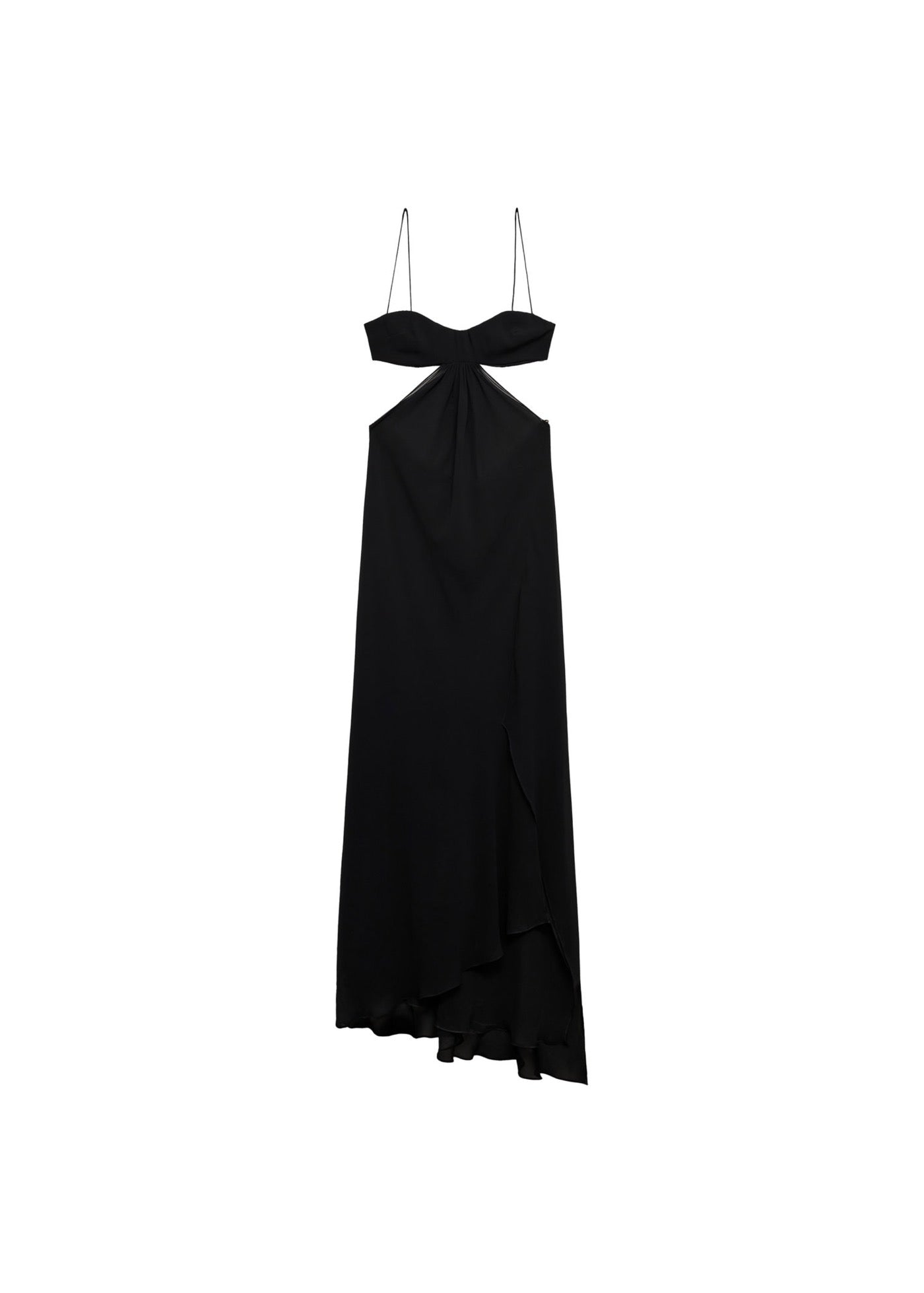 Robe À Découpes Bas Asymétrique