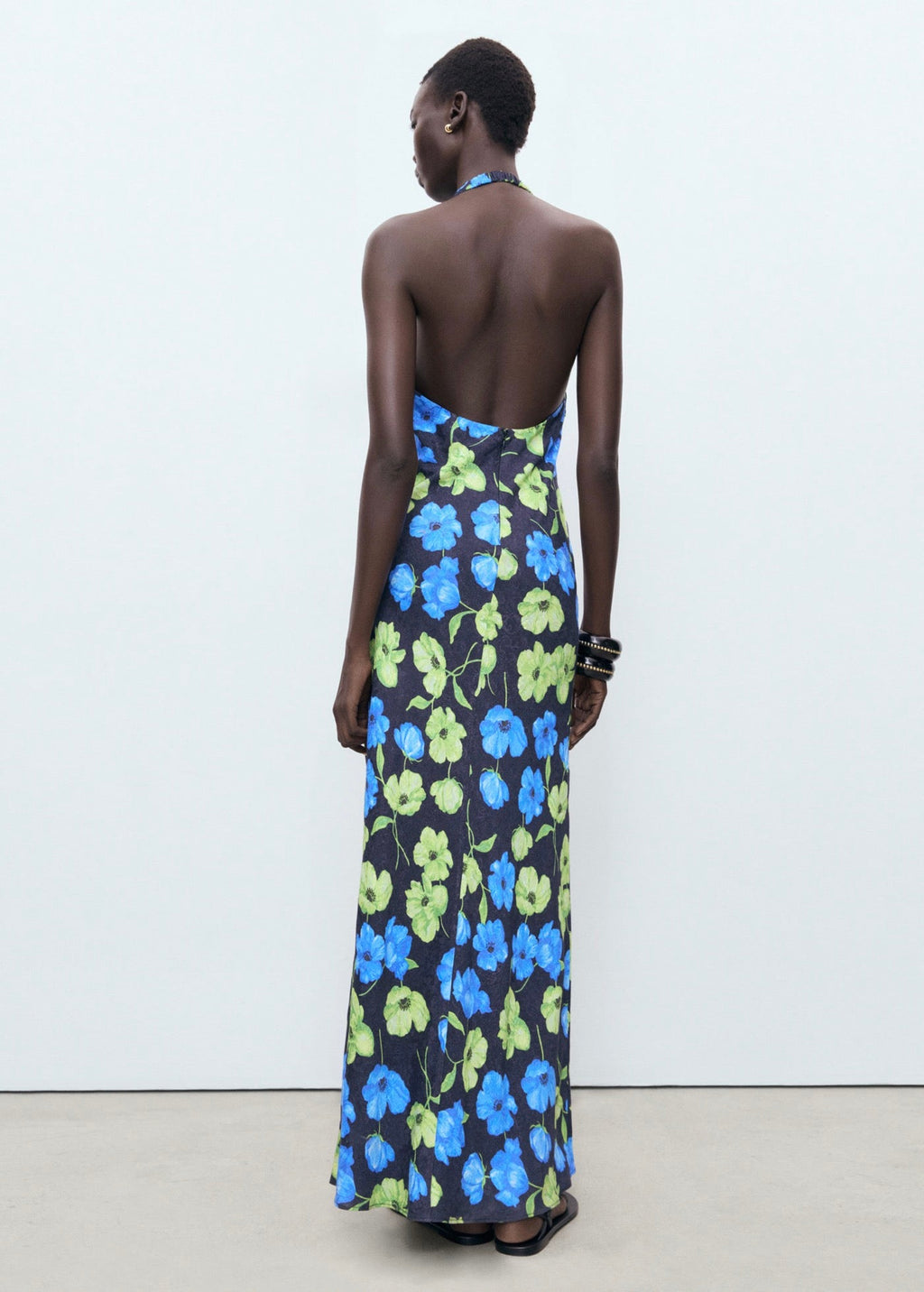 Robe À Emmanchures Américaines Imprimé Fleuri