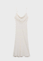Robe Midi Encolure Drapée