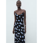 Robe Midi Encolure Drapée