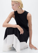 Robe Plissée Combinée