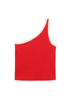 Top Asymétrique Liseré Contrastant