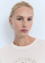 T-Shirt En Coton Imprimé