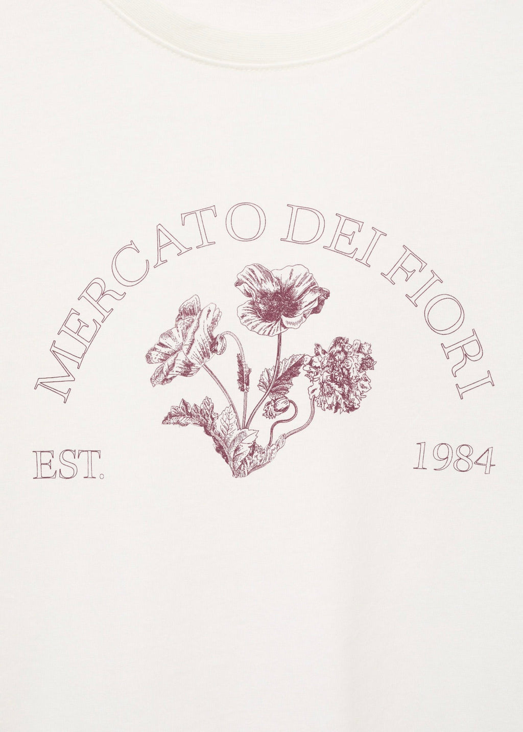 T-Shirt En Coton Imprimé