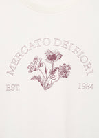T-Shirt En Coton Imprimé