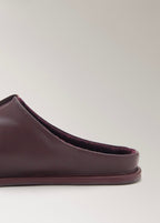 Sabots En Cuir Détail Couture