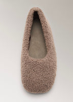 Ballerines En Mouton Retourné
