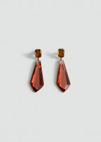 Boucles D'Oreilles Pendentifs Bicolores
