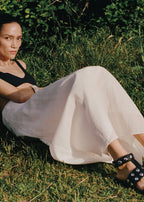 Sandales Cuir Cloutées
