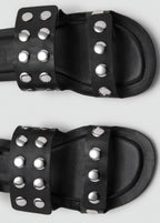Sandales Cuir Cloutées