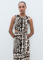 Robe Midi Cut-Out