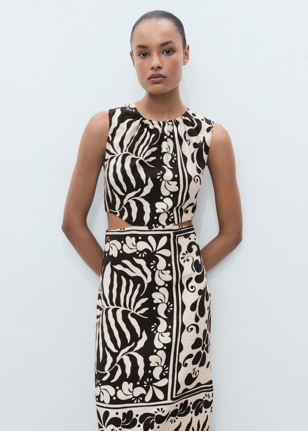 Robe Midi Cut-Out