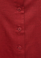 Robe En Lin Mélangé À Boutons