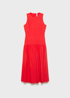 Robe Longue Ourlet Froncé