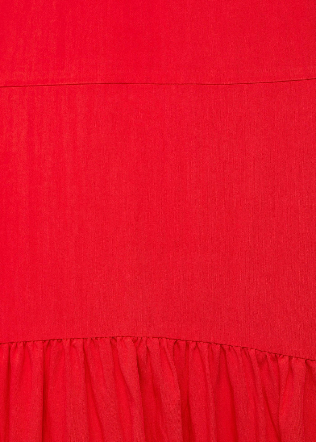 Robe Longue Ourlet Froncé