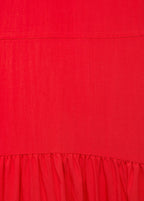 Robe Longue Ourlet Froncé