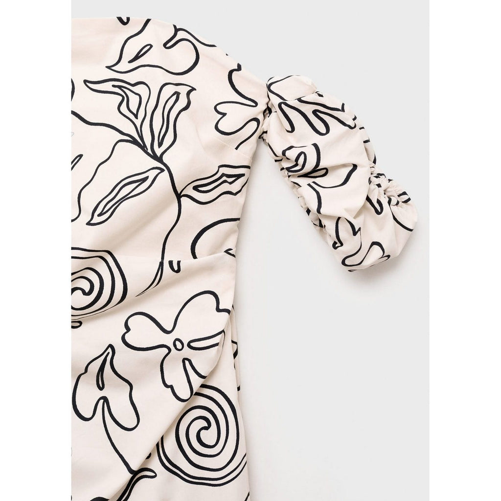 Robe Bustier À Fleurs