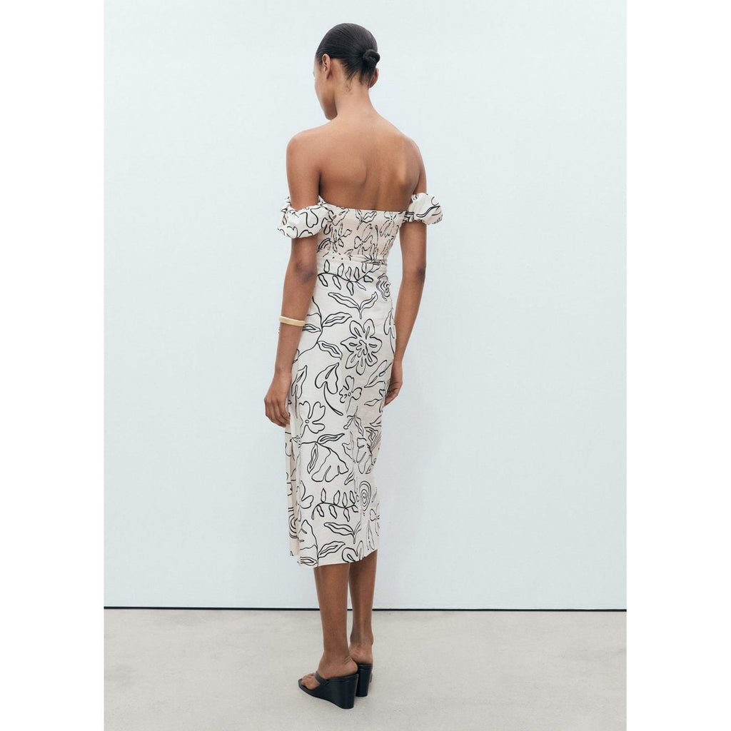 Robe Bustier À Fleurs