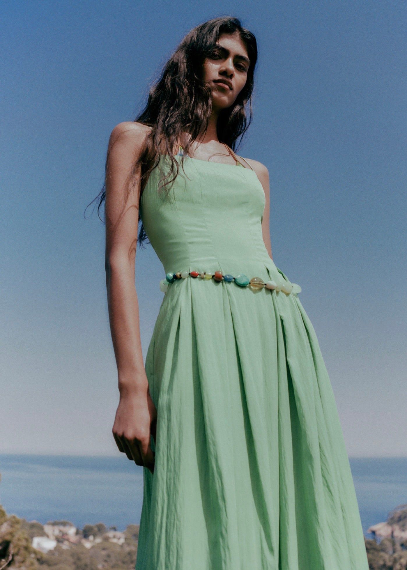 Robe Midi À Pinces