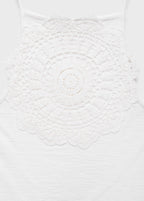 Top Empiècement Crochet