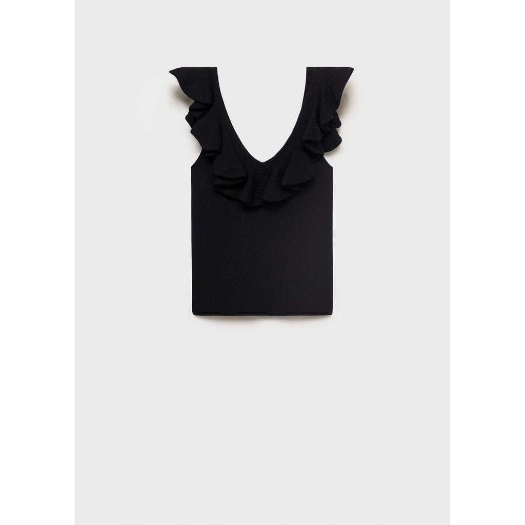Top Maille Volants