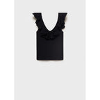 Top Maille Volants