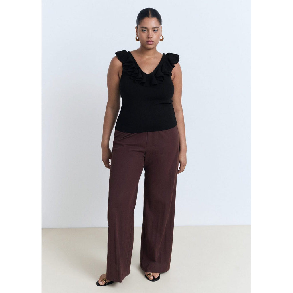 Top Maille Volants