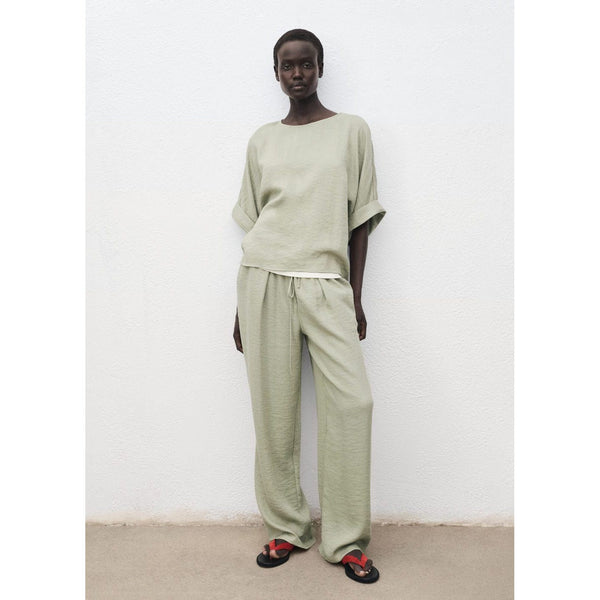 Blouse Oversize À Manches Retroussées