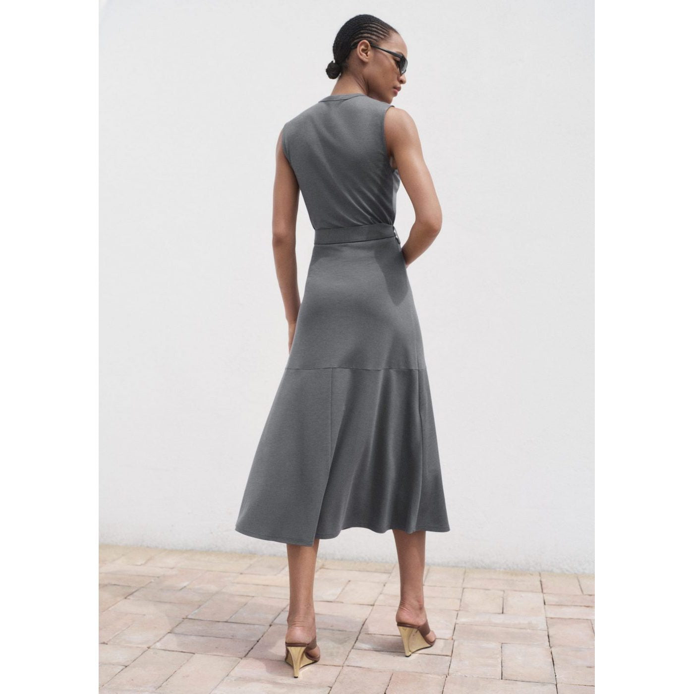 Robe Midi Ceinture