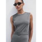 Robe Midi Ceinture