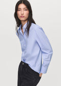 Chemise Droite Mélange Coton Et Lyocell