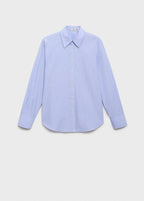 Chemise Droite Mélange Coton Et Lyocell