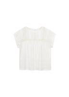 T-Shirt Coton Détails Ajourés