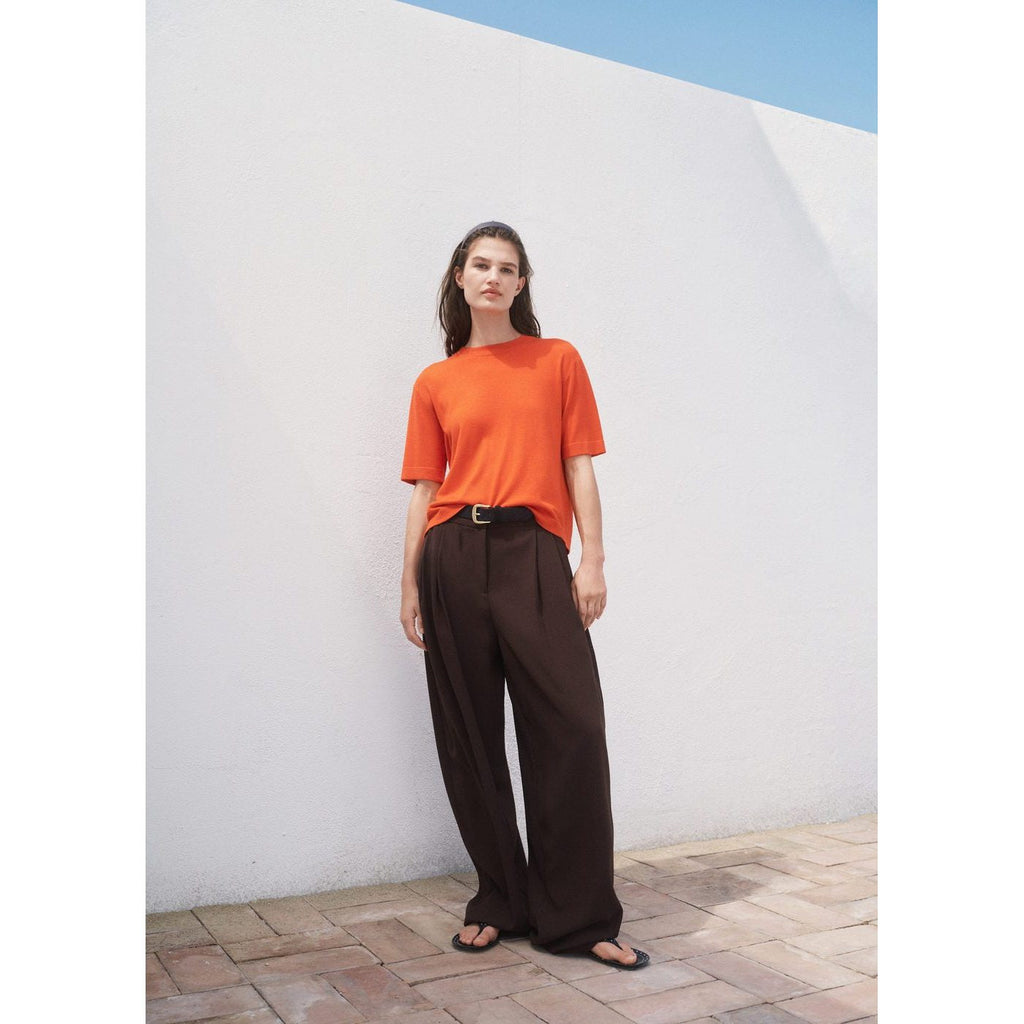 Pull-Over Maille Fine Manches Courtes