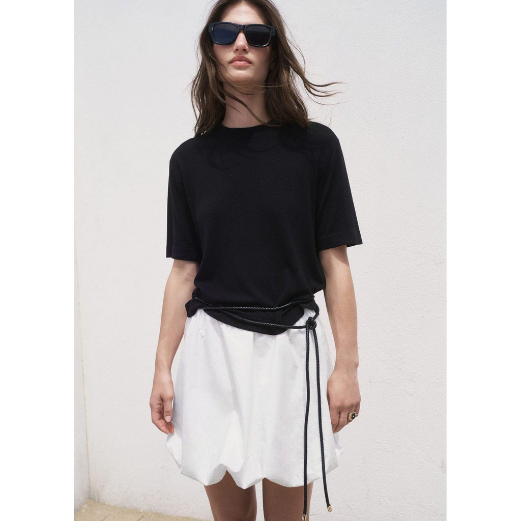Pull-Over Maille Fine Manches Courtes