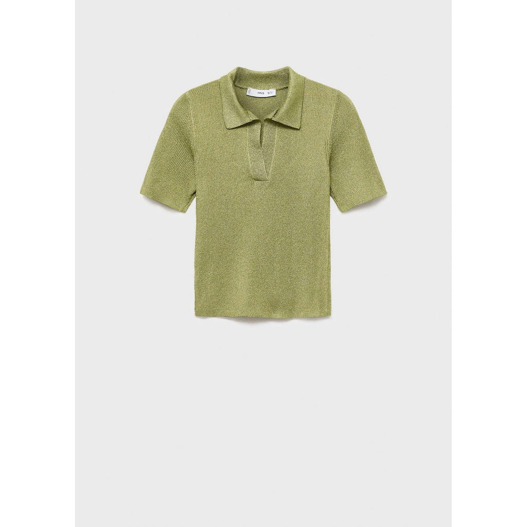 Pull-Over Lurex Col Polo