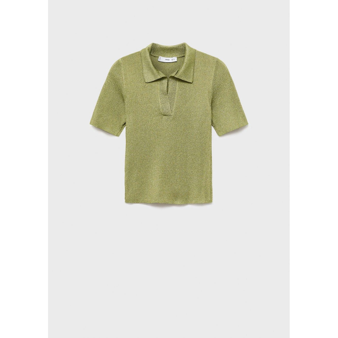 Pull-Over Lurex Col Polo