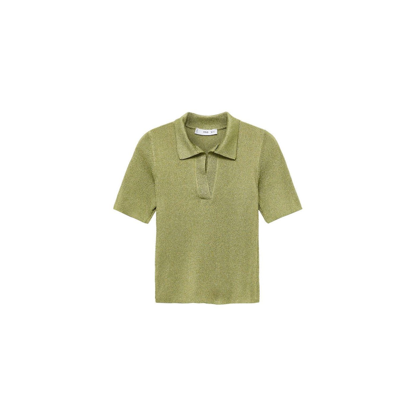 Pull-Over Lurex Col Polo