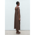 Robe Longue Effet Froissé
