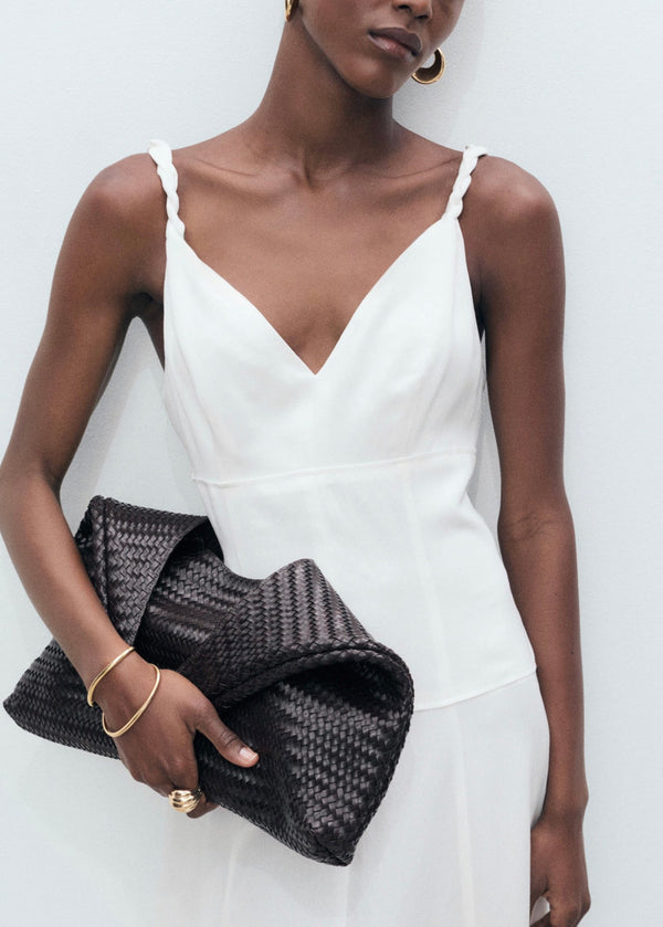 Robe Longue Col V