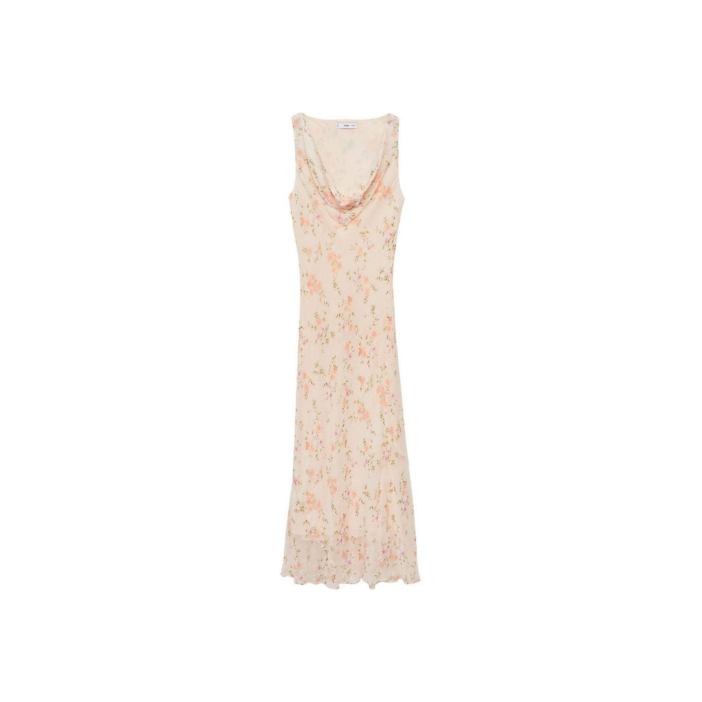 Robe Drapée Avec Imprimé Fleuri